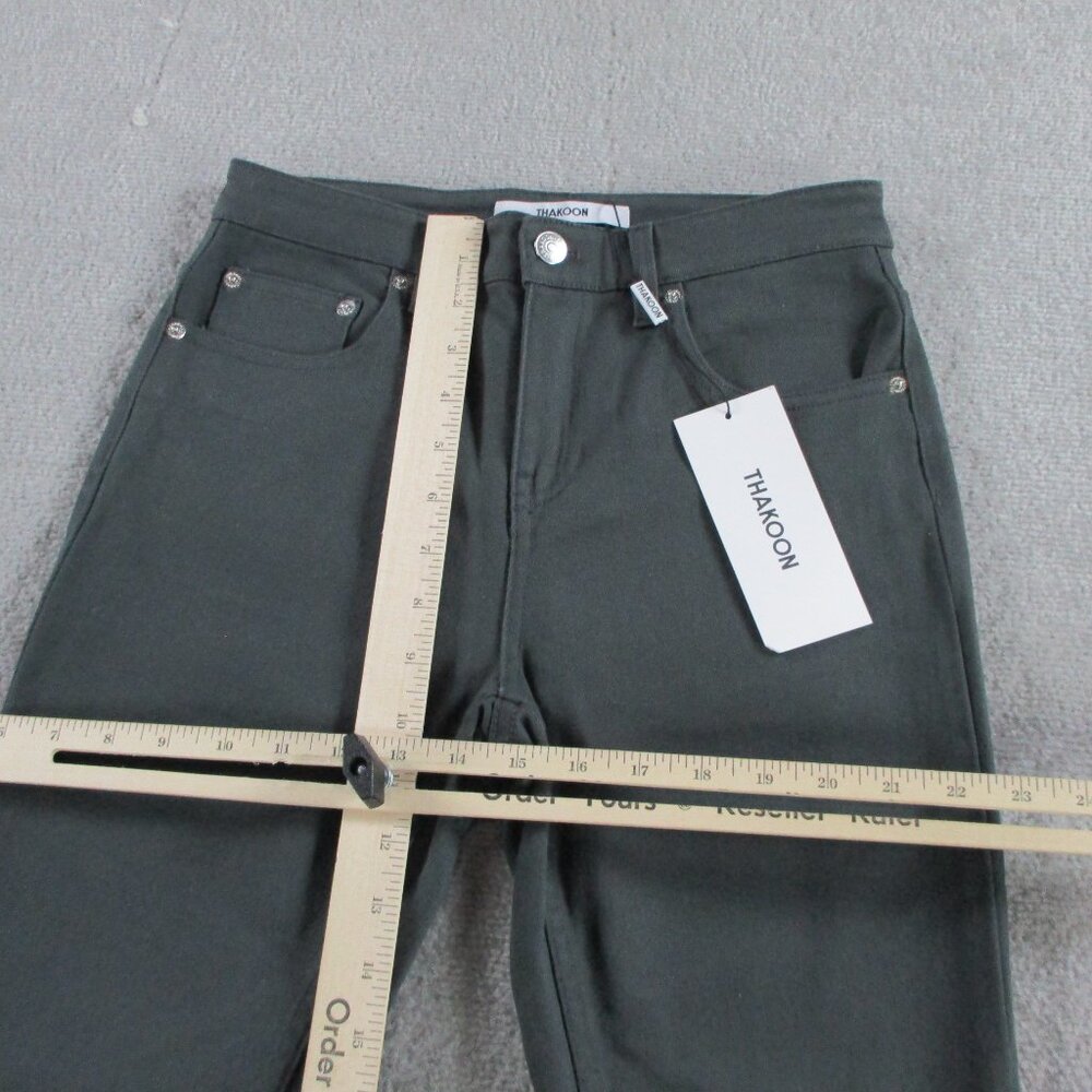 Thakoon Jeans Womens 0 Slate Gray Classic Cropped Casual Daily Everyday NWT - Picture 7 of 13